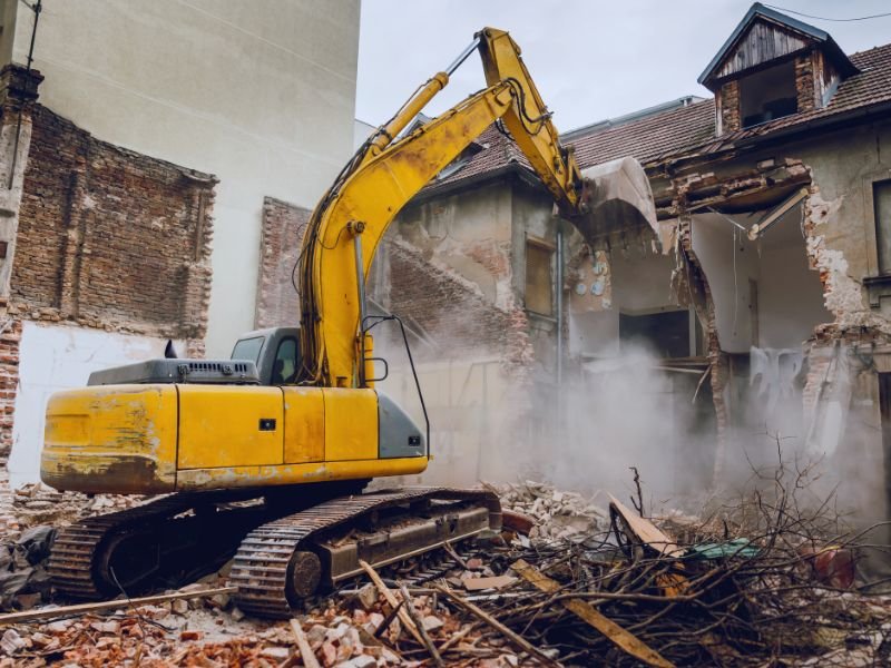 Demolición de un edificio